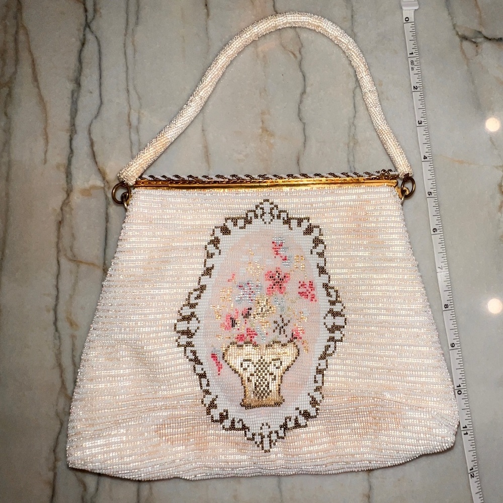 Antique Handmade in France Gorgeous purse.Elegant & very rare.Unique Beautiful